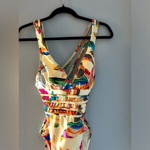 LA BLANCA swimsuit - fitted waist